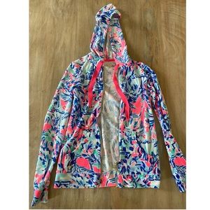 LILLY PULITZER womens xxs zip up jacket